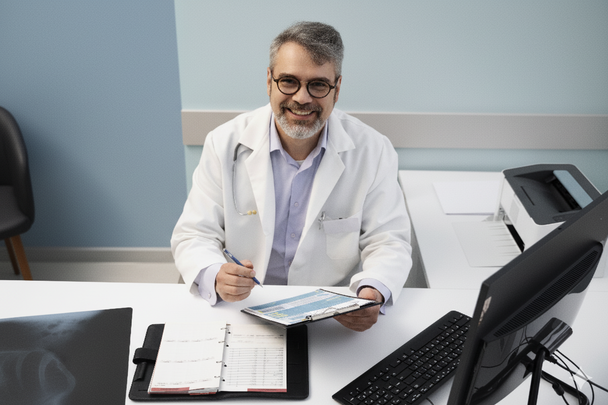 Medical billing dashboard illustration